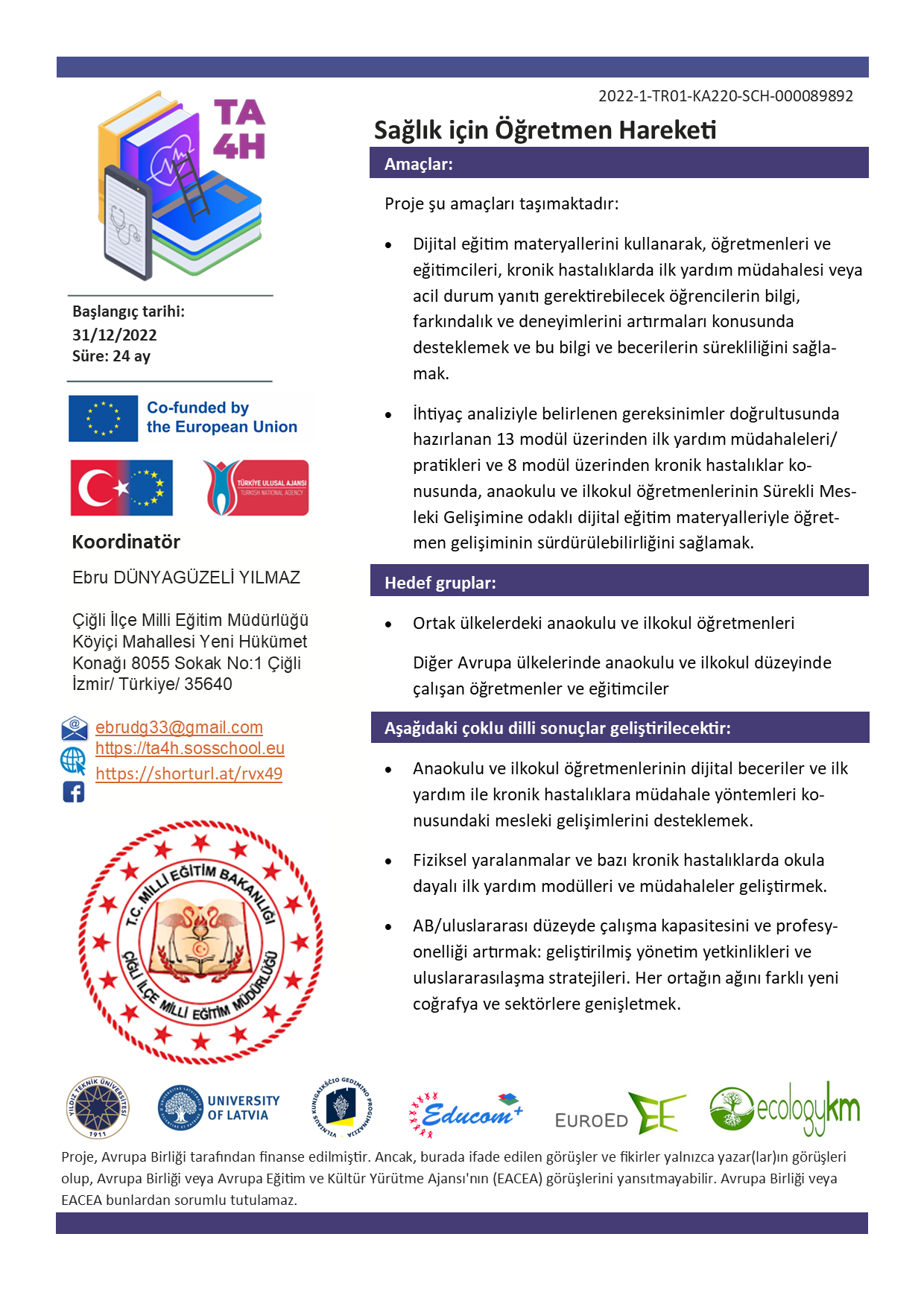 TA4H projesi tanıtımı